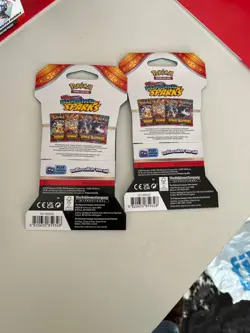 (2x) Pokemon TCG: Surging Sparks Sleeved Booster Packs Factory Sealed - Image 2