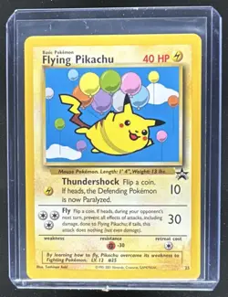 1999 Pokemon Wizards Black Star Promos Flying Pikachu #25 - Image 1