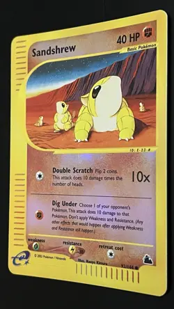 Sandshrew 92/144 NM Skyridge Reverse Holo Pokemon TCG - Image 3