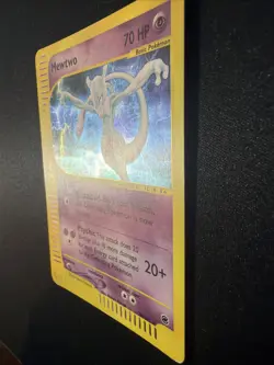 Mewtwo 020/165 Expedition Base Set Holo Rare Pokemon TCG Nintendo e-reader LP/MP - Image 4