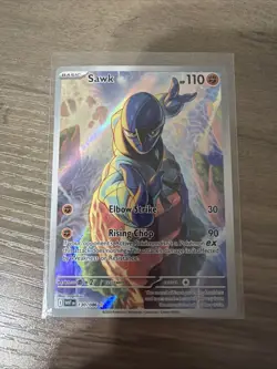 Pokemon Sawk #130/086 English White Flare - Image 1