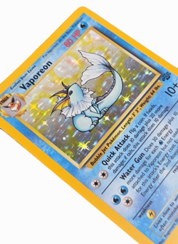 Vaporeon Holo Rare Jungle 12/64 Unlimited Pokemon 1999 WOTC LP-NM - Image 3