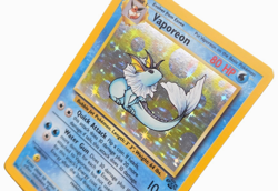 Vaporeon Holo Rare Jungle 12/64 Unlimited Pokemon 1999 WOTC LP-NM - Image 4