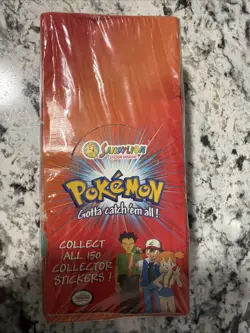 Pokemon 1999 Sandylion SEALED Box 48 Packs Vintage Sandylion Stickers Rare Box - Image 1