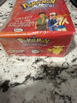 Pokemon 1999 Sandylion SEALED Box 48 Packs Vintage Sandylion Stickers Rare Box - Image 4