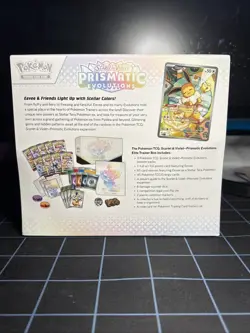 Pokemon TCG S&V Prismatic Evolutions ETB Elite Trainer Box FACTORY SEALED - Image 3