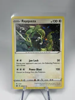 Pokemon TCG Rayquaza SWSH029 Cosmos Black Star Promo NM - Image 1