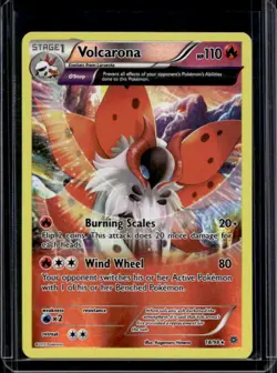 2015 Pokemon XY Ancient Origins Volcarona Reverse Holo #18/98 - Image 1