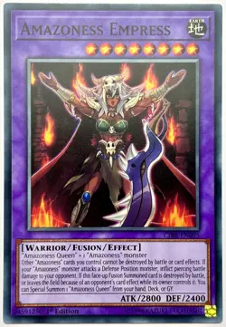 CIBR-EN095 Amazoness Empress - Common 1st Edition Near Mint YuGiOh Card - Image 1