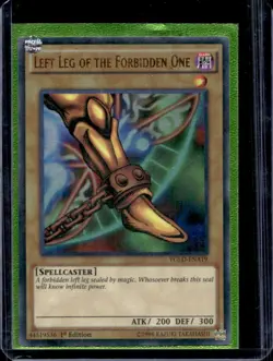 2015 Yu-Gi-Oh! 1st Edition Exodia Deck Left Leg of the Forbidden One #YGLD-ENA19 - Image 1