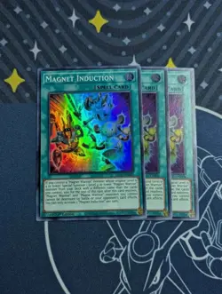3x Magnet Induction - KICO-EN009 - Super Rare (NM) - Yugioh Playset - Image 1