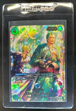 2026 One Piece Azure Sea's Seven OP14 Roronoa Zoro Special Alt Art #PRB02-006 - Image 1