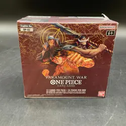 One Piece English OP-02 Paramount War Booster Box Sealed - Image 1