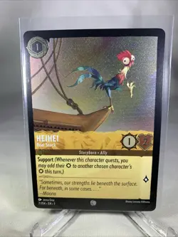 Cold Foil Holo Heihei Boat Snack 7/204 Common Disney Lorcana MINT ERRATTA - Image 1