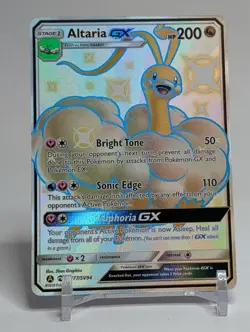 Pokemon Card - Altaria GX Hidden Fates Shiny Vault SV77/SV94 Shiny Holo Rare - Image 1