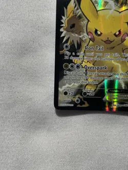 Pikachu EX XY124 Black Star Promo Full Art Holo Pokemon Card TCG - Image 5