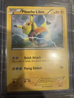 Pikachu Libre 14/30 Non-Holo XY Trainer Kit Pokemon Card TCG LP - Image 1