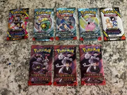 Pokemon Cards TCG Destined Rivals,journey TG,Phantasmal 🔥 Lot (8) Booster Packs - Image 1