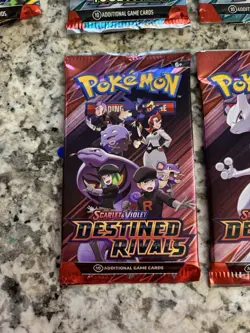 Pokemon Cards TCG Destined Rivals,journey TG,Phantasmal 🔥 Lot (8) Booster Packs - Image 2