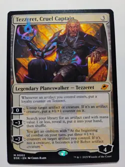 NM M - Tezzeret, Cruel Captain: Edge of Eternities - Image 1