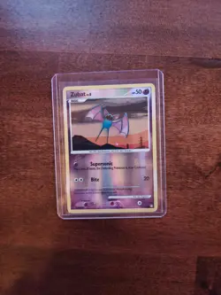 Zubat 108/123 Reverse Holo Mysterious Treasures Pokemon Card 2007 LP - Image 1