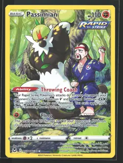Passimian TG08 Silver Tempest Trainer Gallery Ultra Rare Pokemon Card - Image 1