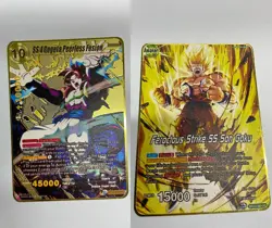 2PCS SS4 Feiodous Strike SS Metal Dragon Ball Card-Collectible Gift Display Toys - Image 1