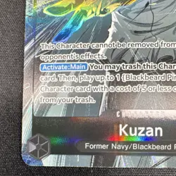 One Piece Kuzan Super Rare Alt Art OP10-082 Foil Character Card Special 5000 ATK - Image 5