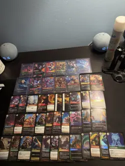 Rift bound TCG Lost Origin And Spiritforged 45x Card Lot NM-Mint FOILS OR BETTER - Image 1