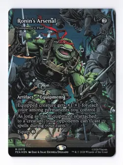 Ronin's Arsenal (Borderless Foil) MTG Teenage Mutant Ninja Turtles Eternal (PZA) - Image 1