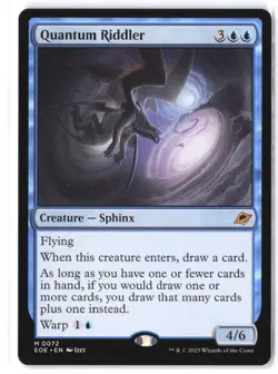 Quantum Riddler 72 Edge of Eternities NM Normal MTG - Image 1