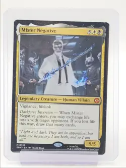 MISTER NEGATIVE 2025 MAGIC THE GATHERING SPIDER-MAN MYTHIC 5/5 Q4765 - Image 1