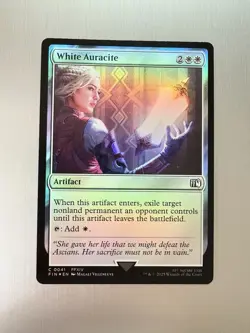 White Auracite - 41 - Magic: Final Fantasy MTG - Common - FOIL - FFXIV - Image 1