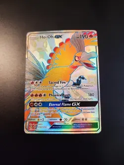 Ho-Oh GX SV50/SV94 Hidden Fates Pokemon TCG - LP - Image 1