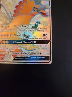 Ho-Oh GX SV50/SV94 Hidden Fates Pokemon TCG - LP - Image 4
