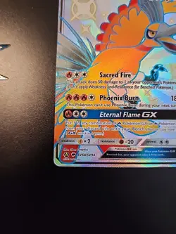 Ho-Oh GX SV50/SV94 Hidden Fates Pokemon TCG - LP - Image 5