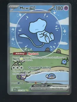 2024 Pokemon S&V Paldean Fates Bubble Mew ex SIR Special Rare Card 232/091 - Image 1
