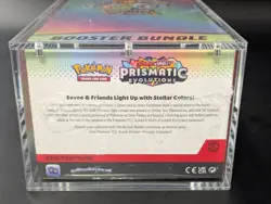 Pokemon SV8.5 Prismatic Evolutions Sealed Booster Bundle Display W/Acrylic Case - Image 3