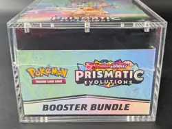 Pokemon SV8.5 Prismatic Evolutions Sealed Booster Bundle Display W/Acrylic Case - Image 5