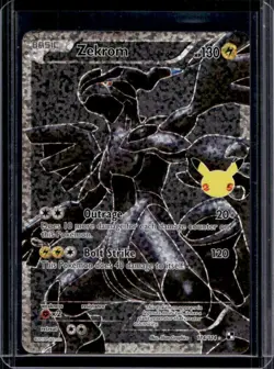 2021 Pokemon SWSH Celebrations Zekrom Classic Collection #114/114 - Image 1