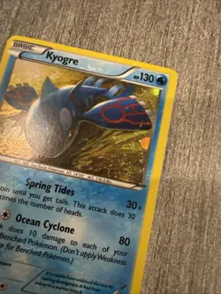 Pokemon Kyogre XY51 XY Promo Holo Basic 130 HP Card English 2015 - Image 5