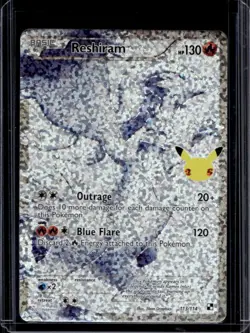 2021 Pokemon SWSH Celebrations Reshiram Classic Collection #113/114 - Image 1