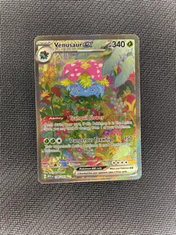 Pokemon TCG Venusaur EX Scarlet & Violet 151 Card 198/165 - Image 1