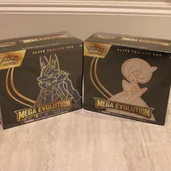 Pokemon TGC Mega Evolution Elite Trainer Box ETB Set of 2 Gardevoir Lucario New - Image 1