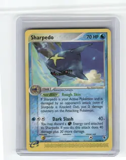 Sharpedo Ruby and Sapphire Rare Pokemon Near Mint or Better - Image 1