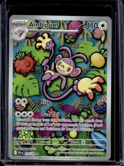 2025 Pokemon Phantasmal Flames Ambipom Illustration Rare #107/094 - Image 1
