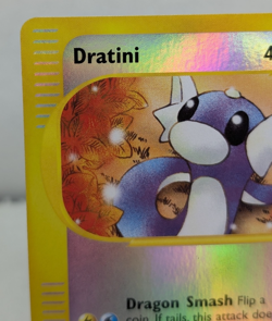 Dratini 107/165 Reverse Holo Expedition Pokemon Card 2002 WoTC E-Reader LP - Image 2
