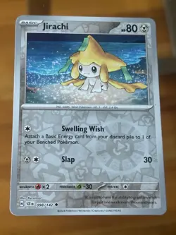 JIRACHI 098/142 - Stellar Crown - Rev Holo Pokemon Card Buy 2 Get 1 Free - Image 1