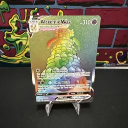 Pokemon Alcremie VMAX 073/072 Shining Fates Full Art Rainbow Rare Holo - Image 1