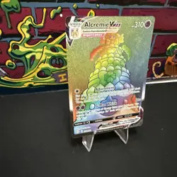 Pokemon Alcremie VMAX 073/072 Shining Fates Full Art Rainbow Rare Holo - Image 2